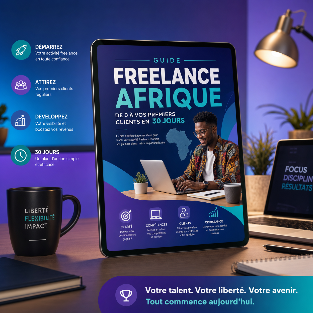 Guide Freelance Afrique - De 0 à vos Premiers Clients en 30 Jours