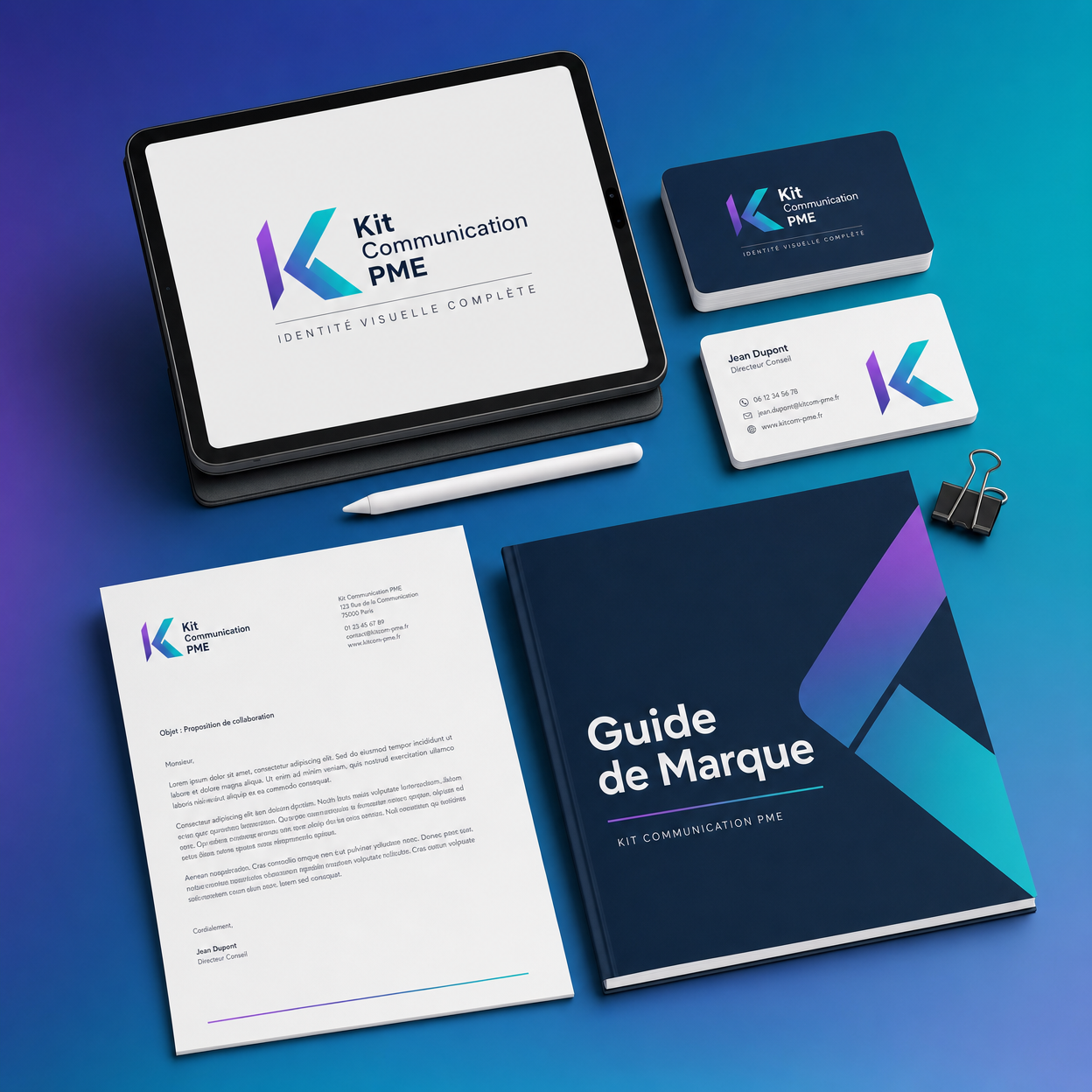 Kit Communication PME - Identité Visuelle Complète