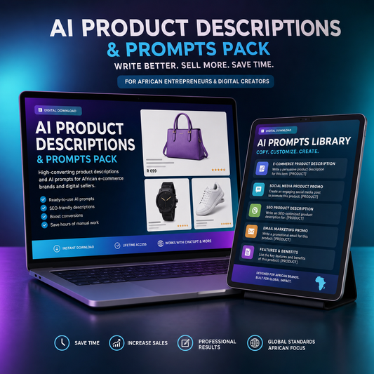 Pack Prompts IA pour E-commerce - Descriptions Produits & Pub