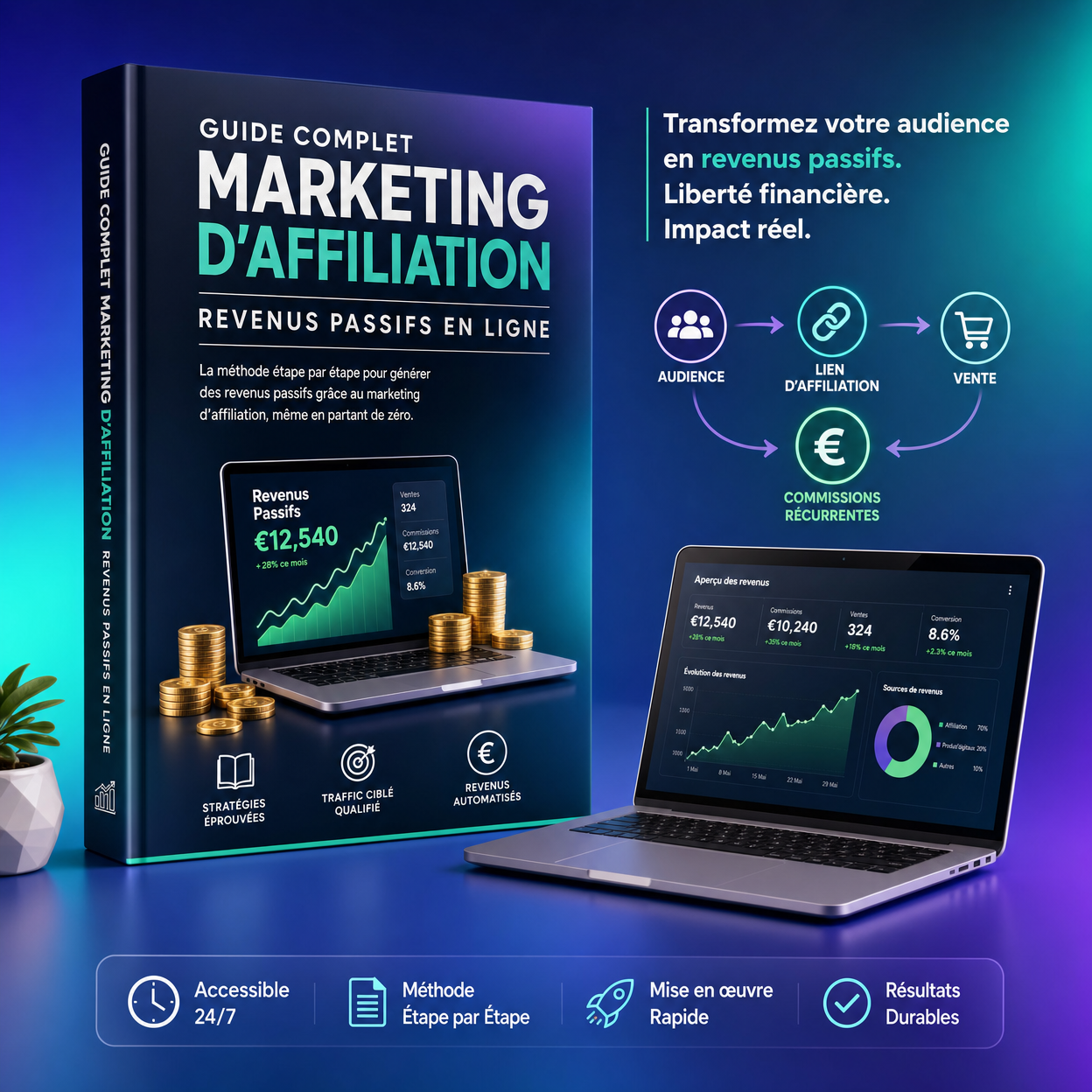Guide Complet Marketing d'Affiliation - Revenus Passifs en Ligne